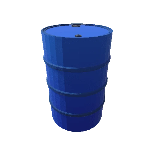 Industrial Barrel Blue